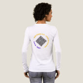 Gepersonaliseerde uw ontwerp aangepaste tekst en Q Tri-Blend Shirt (Achterkant)