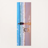 Gepersonaliseerde Uw Pet Foto Yoga Mat Custom Text (Voorkant)