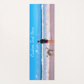 Gepersonaliseerde Uw Pet Foto Yoga Mat Custom Text (Achterkant)