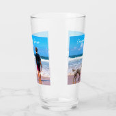 Gepersonaliseerde uw Pet Photo Glass met aangepast Glas (Links)