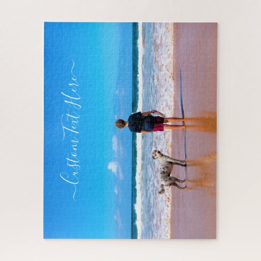 Gepersonaliseerde uw Pet Photo Puzzel en aangepast Legpuzzel (Verticaal)