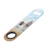Gepersonaliseerde uw Photo Bar Key met aangepaste Speed Flessenopener (Achterkant Gekanteld)