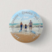 Gepersonaliseerde uw Photo Button Gift aangepaste  (Voorkant)
