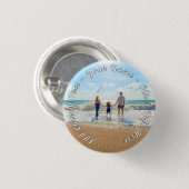 Gepersonaliseerde uw Photo Button Gift aangepaste  (Voorkant /achterkant)