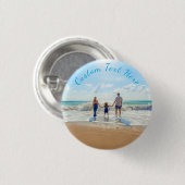 Gepersonaliseerde uw Photo Button Gift aangepaste  (Voorkant /achterkant)