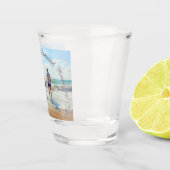 Gepersonaliseerde uw Photo Shot Glass en aangepast Shot Glas (Rechts)