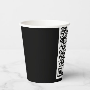 Gepersonaliseerde uw QR-code papieren bekers Kies
