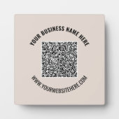 Gepersonaliseerde uw QR-codeplaat met aangepaste t Fotoplaat (Voorkant)