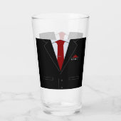 Gepersonaliseerde uw zakelijke glas met aangepaste (Achterkant)