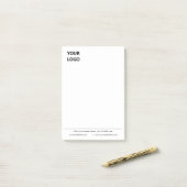 Gepersonaliseerde uw zakelijke Post-it® notes-Sjab Notes (Op bureau)