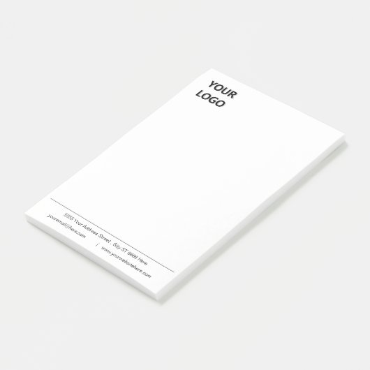 Gepersonaliseerde uw zakelijke Post-it® notes-Sjab Notes (Schuin)