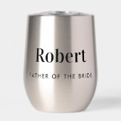 Gepersonaliseerde vader bruid bruidegom bruiloft (Voorkant)