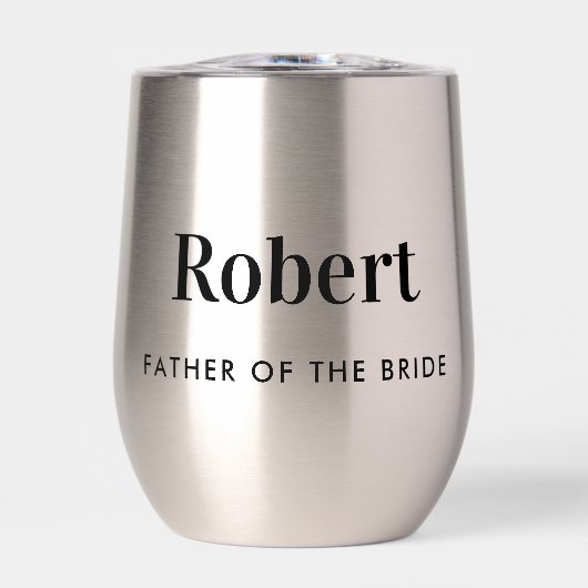 Gepersonaliseerde vader bruid bruidegom bruiloft (Voorkant)