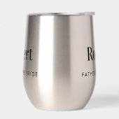 Gepersonaliseerde vader bruid bruidegom bruiloft (Links)