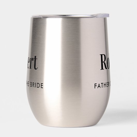 Gepersonaliseerde vader bruid bruidegom bruiloft (Links)