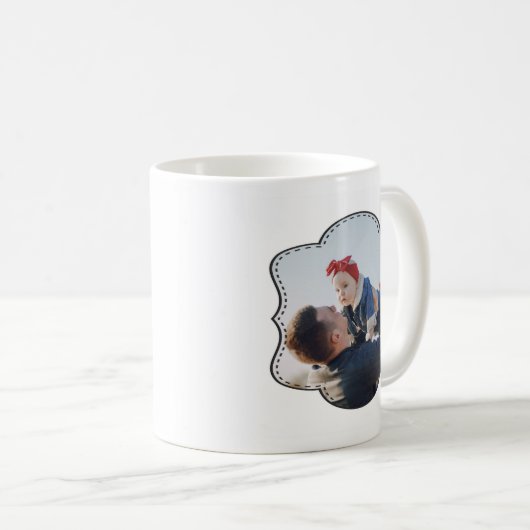 Gepersonaliseerde Vader Dochter Foto Mok (Voorkant rechts)