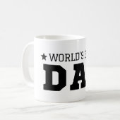 Gepersonaliseerde Vader Gift Wereld Beste Vader Va Koffiemok (Voorkant links)