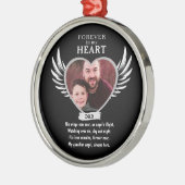 Gepersonaliseerde Vader Memorial Vader Sympathie G Metalen Ornament (Links)