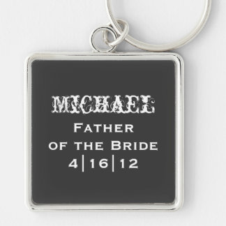 Gepersonaliseerde vader van de Bride-Sleutelhanger Sleutelhanger