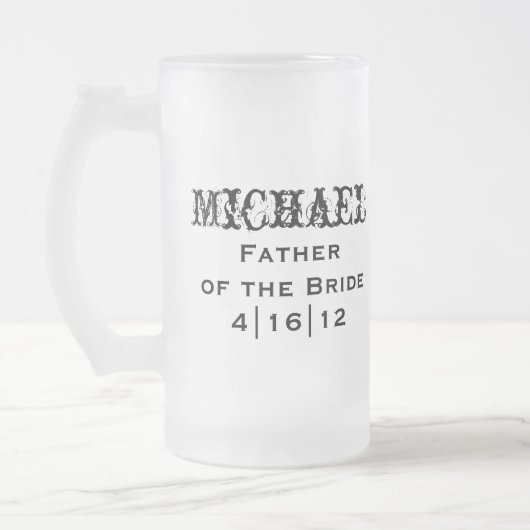 Gepersonaliseerde vader van de Mok van de Bride (Links)