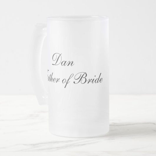 Gepersonaliseerde vader van de Mok van de Bride (Voorkant links)