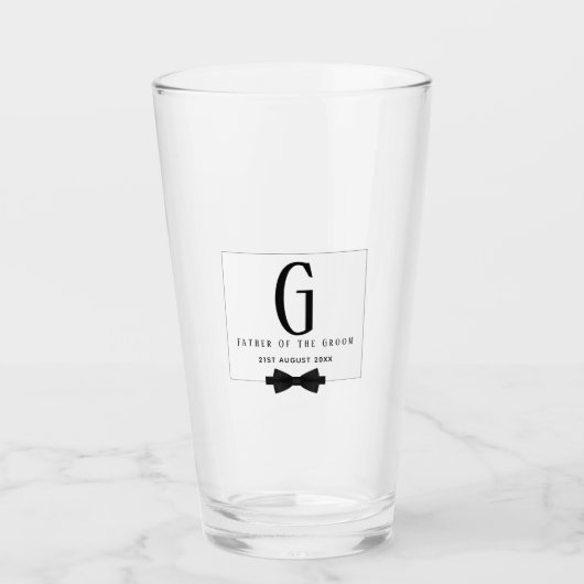 Gepersonaliseerde vader van het Stropdas van de Gr Glas (Voorkant)