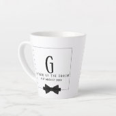 Gepersonaliseerde vader van het Stropdas van de Gr Latte Mok (Linkerhoek)