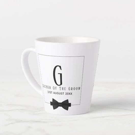 Gepersonaliseerde vader van het Stropdas van de Gr Latte Mok (Linkerhoek)