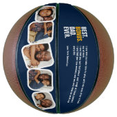 Gepersonaliseerde Vaderdag Beste Bonus Papa Ooit Basketbal (Verticaal)
