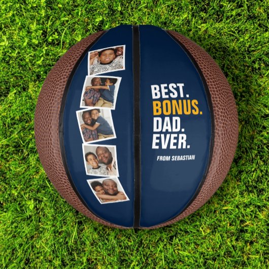 Gepersonaliseerde Vaderdag Beste Bonus Papa Ooit Basketbal