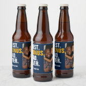 Gepersonaliseerde Vaderdag Beste Bonus Papa Ooit Bier Etiket (Flessen)