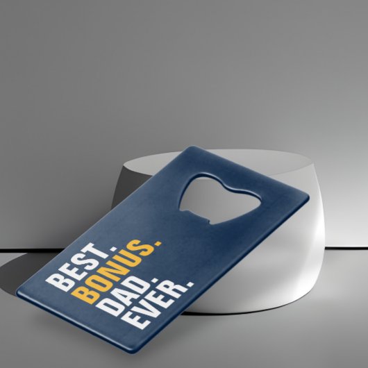 Gepersonaliseerde Vaderdag Beste Bonus Papa Ooit Creditkaart Flessenopener