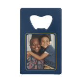 Gepersonaliseerde Vaderdag Beste Bonus Papa Ooit Creditkaart Flessenopener (Achterkant)