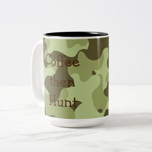 Gepersonaliseerde vaderdag Camouflage Mok (Voorkant links)