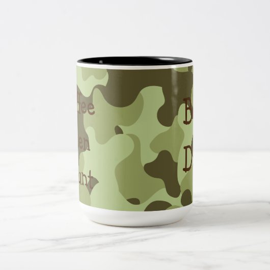 Gepersonaliseerde vaderdag Camouflage Mok (Center)