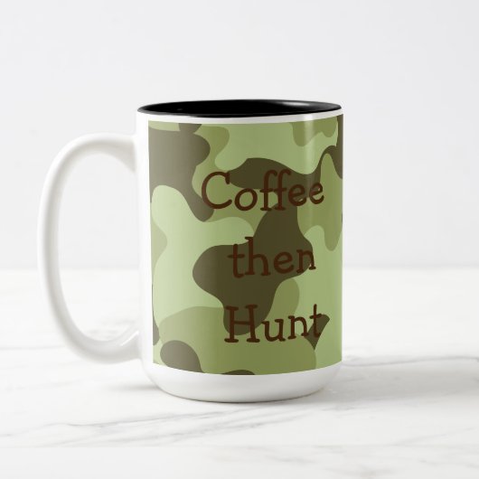 Gepersonaliseerde vaderdag Camouflage Mok (Links)