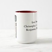 Gepersonaliseerde Vaderdag "DAD" Beschrijving Mok (Midden)