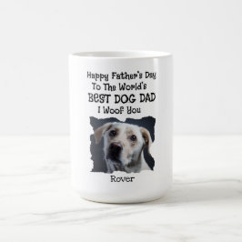 Gepersonaliseerde Vaderdag Dog Mok