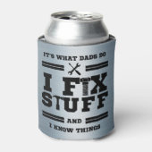 Gepersonaliseerde Vaderdag Fix IT Blikjeskoeler (Blikje Voorkant)