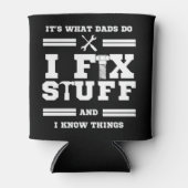 Gepersonaliseerde Vaderdag Fix IT Blikjeskoeler (Voorkant)