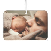 Gepersonaliseerde Vaderdag foto-toetsenbord Cadeau Luchtverfrisser (Voorkant)