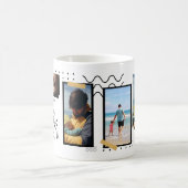 Gepersonaliseerde Vaderdag fotocollage Koffiemok (Center)