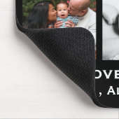 Gepersonaliseerde Vaderdag Fotocollage Muismat (Hoek)