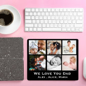 Gepersonaliseerde Vaderdag Fotocollage Muismat