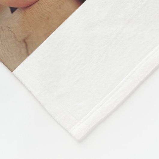 Gepersonaliseerde Vaderdag Fotodeken Fleece Deken (Hoek)