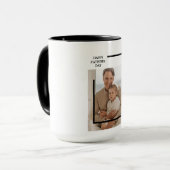 Gepersonaliseerde Vaderdag Giant Mok | Mooi cadeau (Voorkant links)