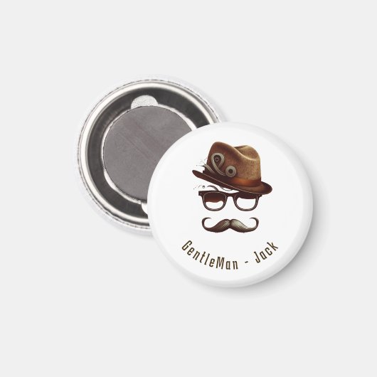 Gepersonaliseerde Vaderdag Gift van Kinder Magneet (Voorkant / Achterkant)