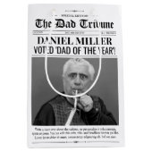 Gepersonaliseerde Vaderdag kranten geschenkzak Medium Cadeauzakje (Voorkant)