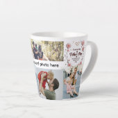 Gepersonaliseerde Vaderdag Latte Mok – 12 oz (Rechterhoek)