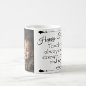 Gepersonaliseerde Vaderdag Mok met foto en naam (Center)